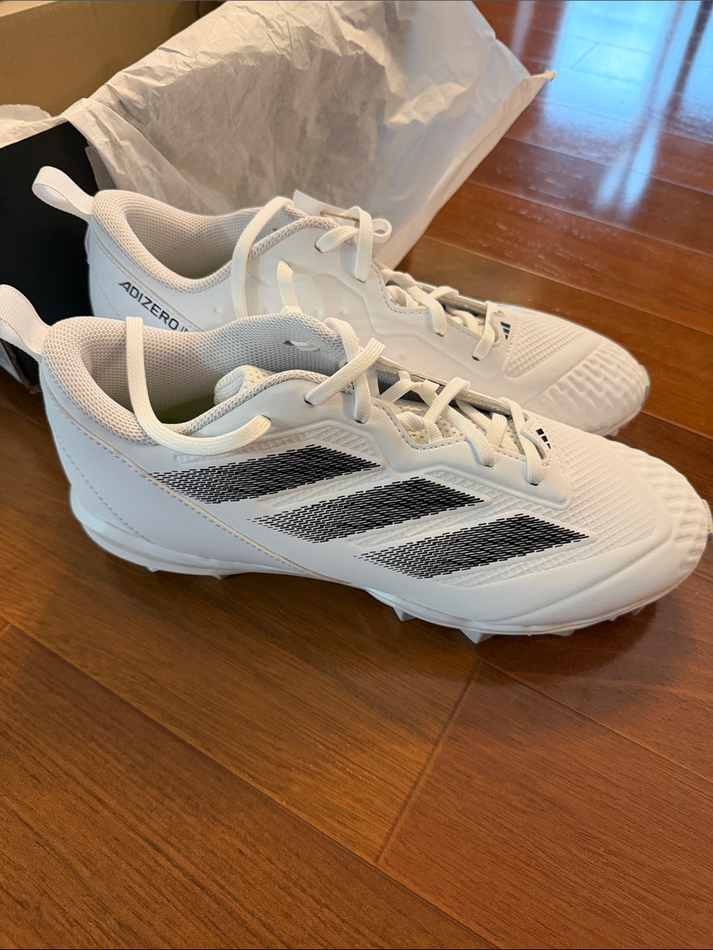 adidas White and Black Women's Soccer Cleats